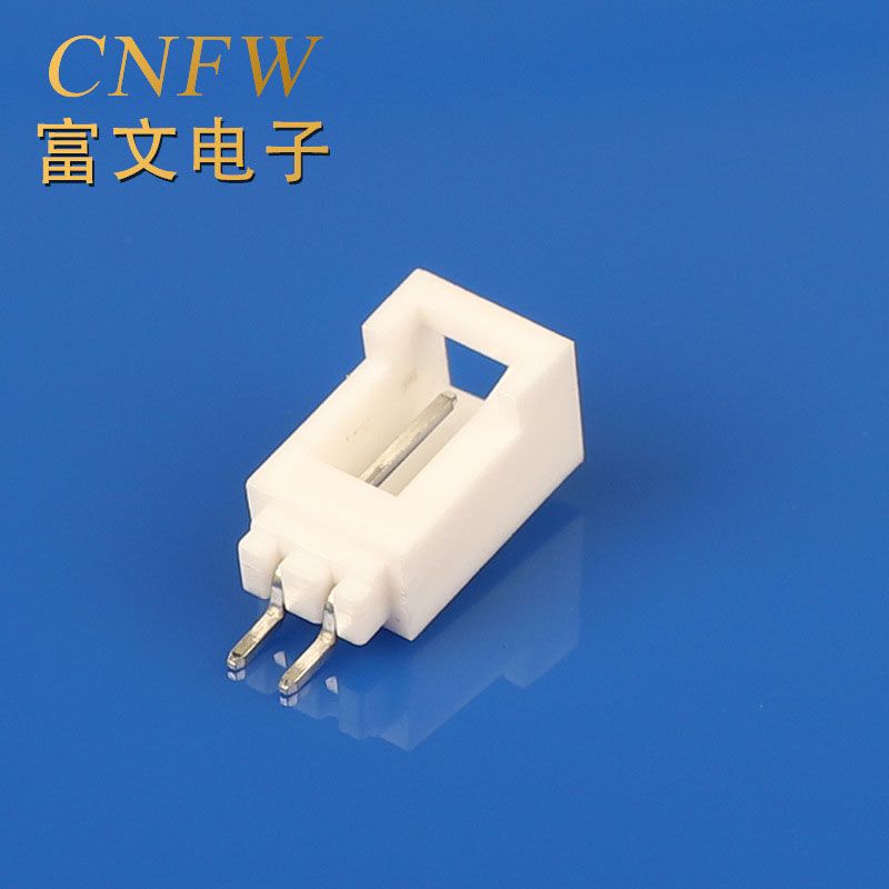 杜邦2.54直針2P針座 杜邦接口LED分線盒針座 LED帶扣-2AZ雙柱